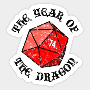 The Year of the Dragon Sticker